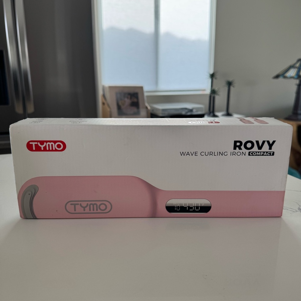 TYMO Rovy Compact Waver/Crimper Curling Iron - Pink